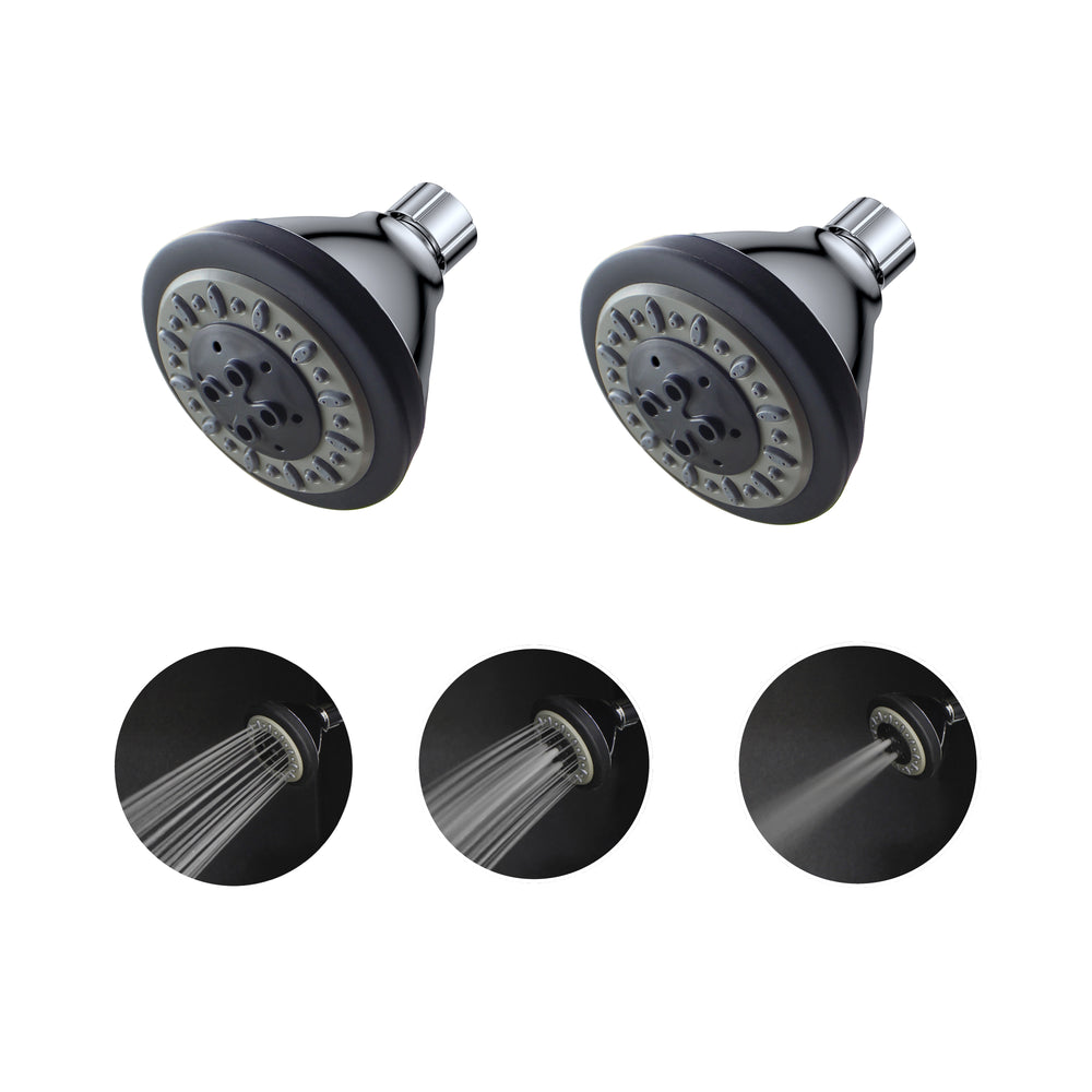 AirOxy 3 Function Shower Head - Pack of 2 - ECO365