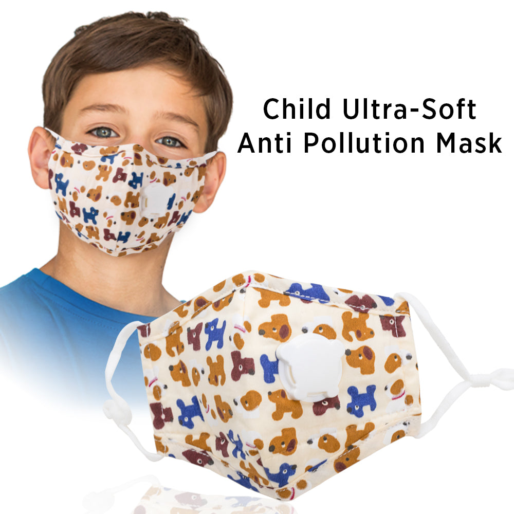Child Mask Ultra Soft Anti Pollution Adjustable Mask - ECO365