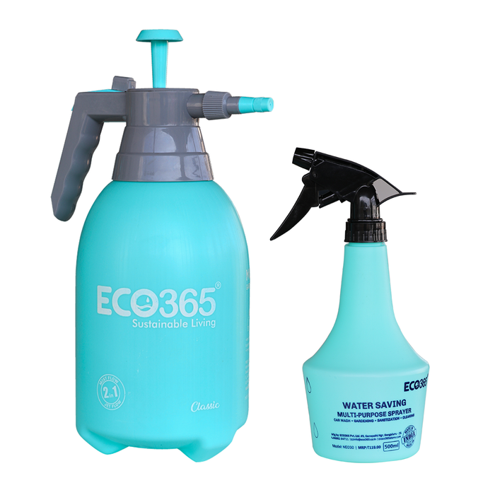 Garden Sprayer 2.2Litres- Classic Model With FREE 500ml Trigger Sprayer (Limited Offer) - ECO365