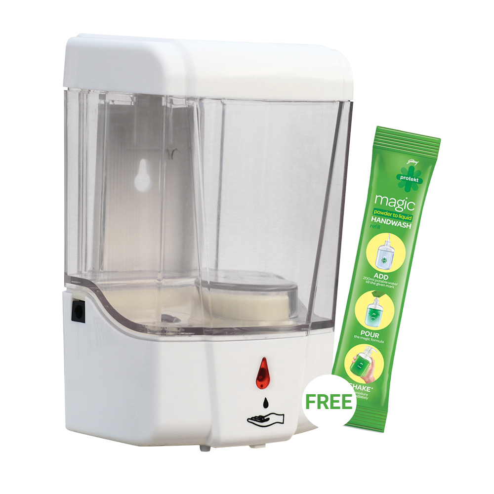 Wall Mount Automatic Sanitizer/Soap Dispenser (700ml) - ECO365