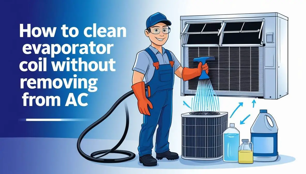 How To Clean Evaporator Coil Without Removing​ From AC
