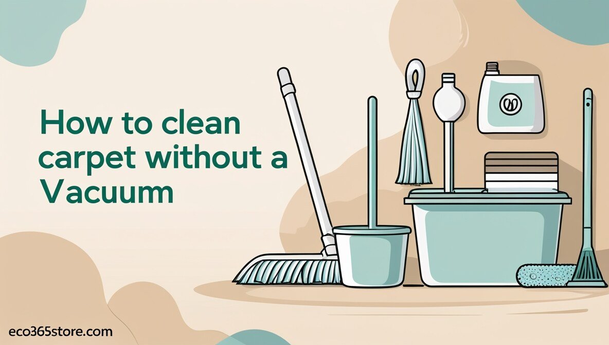 How to Clean Carpet Without A Vacuum