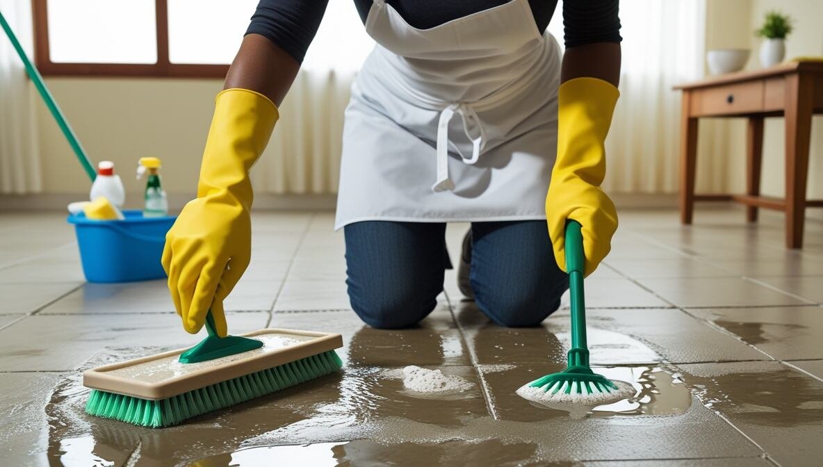 How to Clean Cement Tile