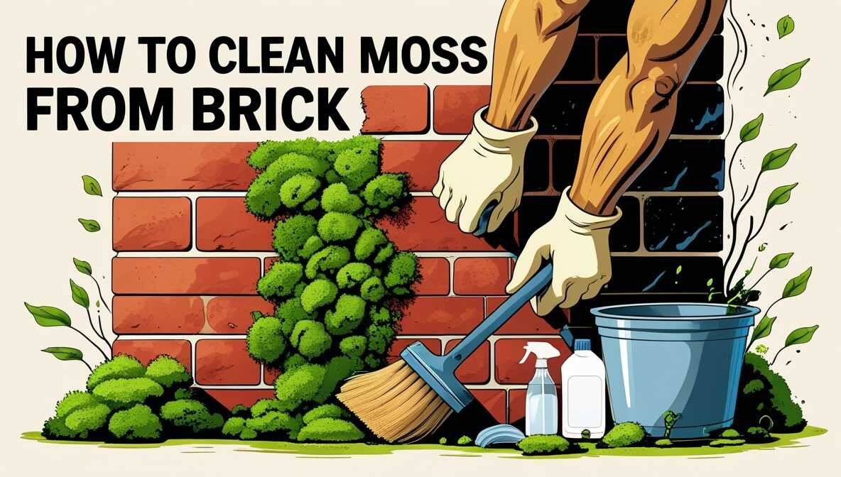 How to Clean Moss from Bricks