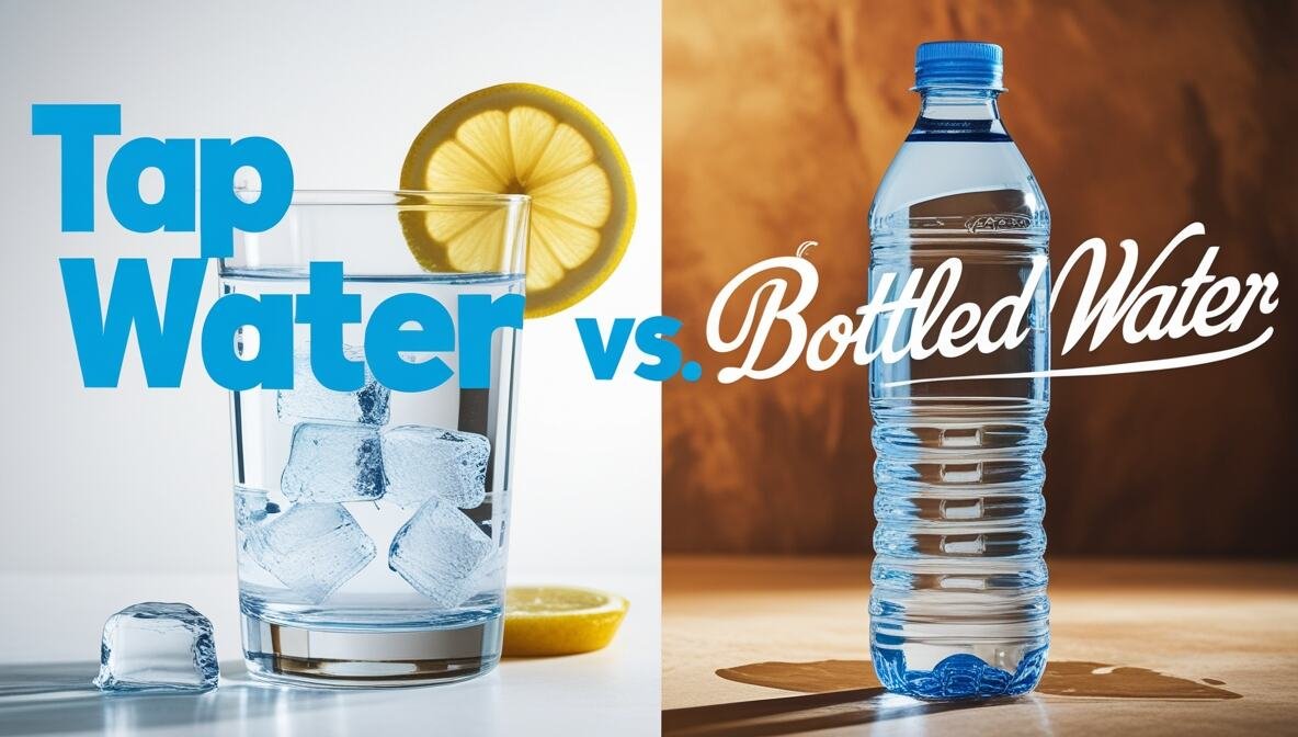 Tap Water vs Bottled Water slogan