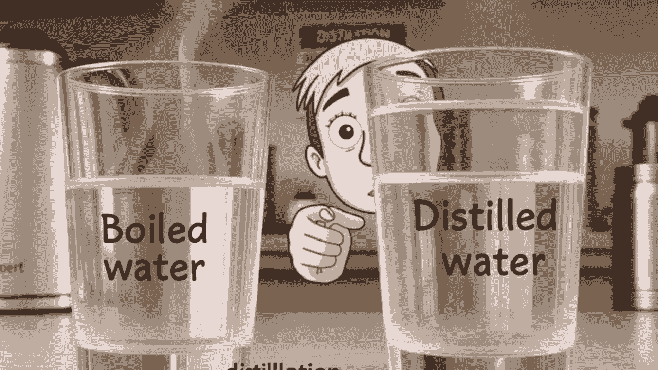 Is Boiled Water the Same as Distilled Water?