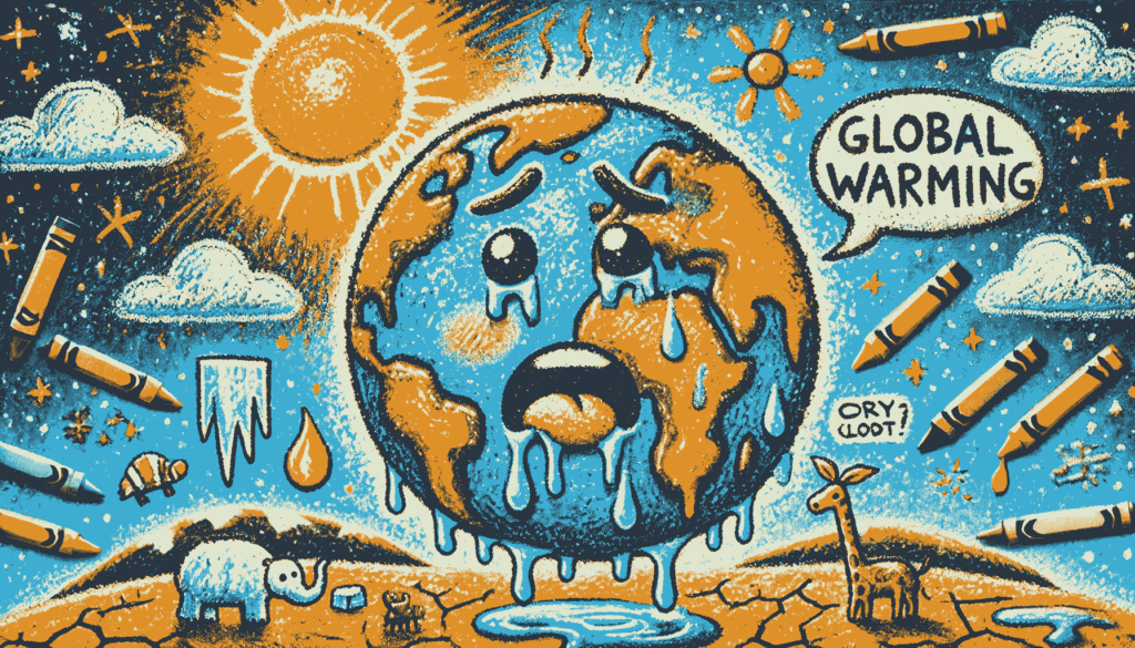 Easy global warming drawing ideas​