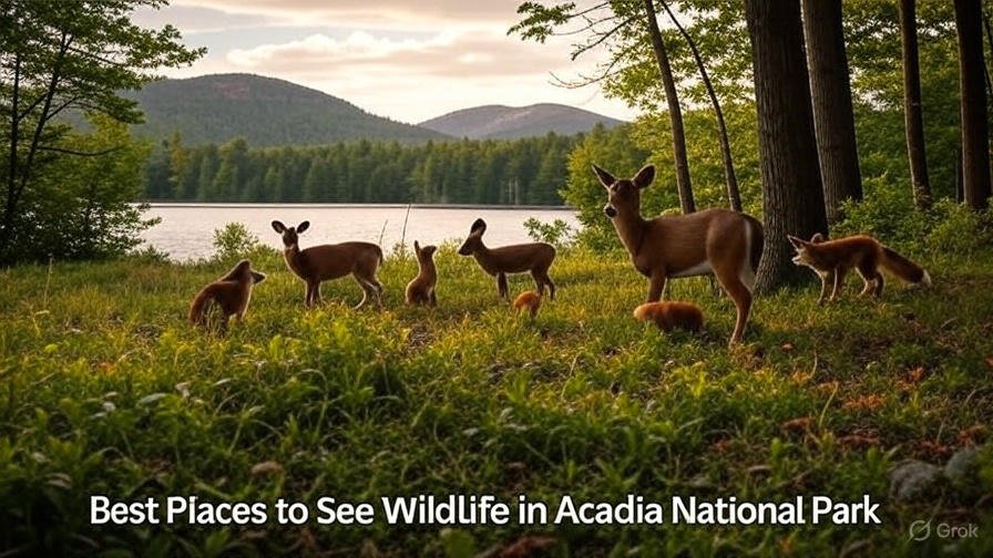 Best Places to See Wildlife in Acadia National Park