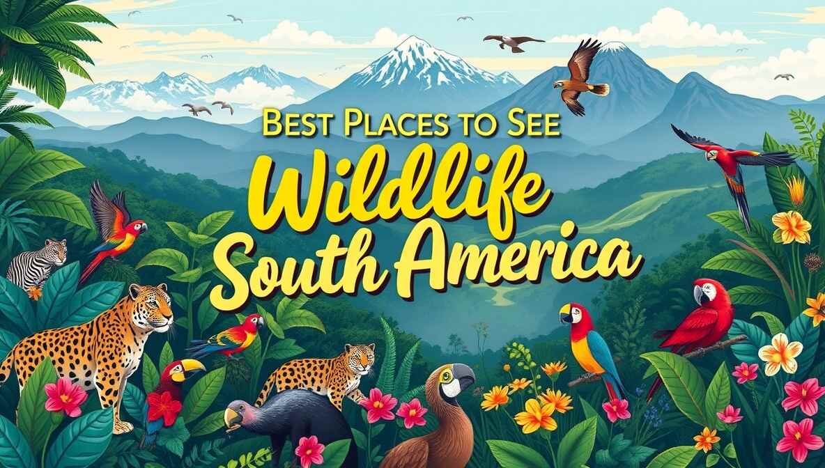 Best Places to See Wildlife in South America