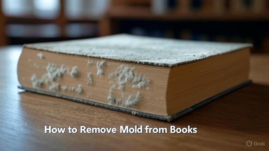 How to Remove Mold from Books