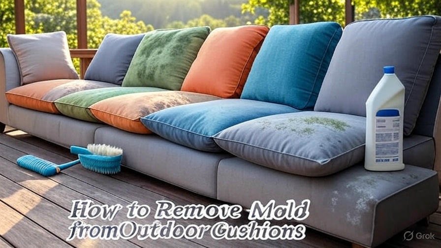 How to Remove Mold from Outdoor Cushions