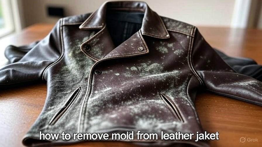 how to remove mold from leather jacket