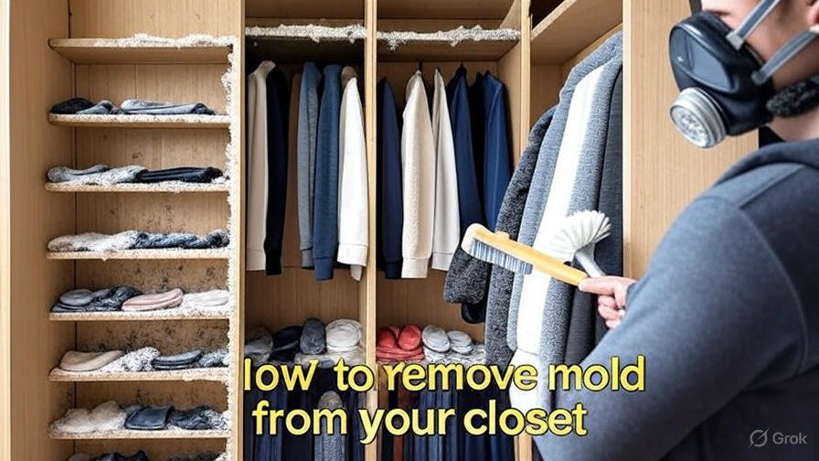 how to remove mold from your closet