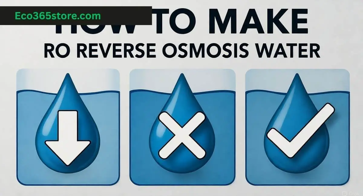 How to Make RO Reverse Osmosis Water