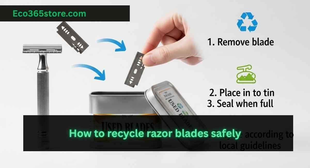 How to recycle razor blades safely